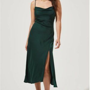 Astrthelabel - GAIA MIDI DRESS - Hunter Green - S
